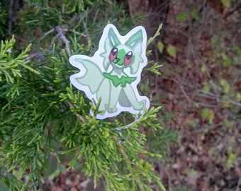 gato//gato verde//gato de hoja//pegatina de gato//hoja//