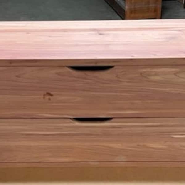 Solid Aromatic Cedar Dovetailed Drawer Box