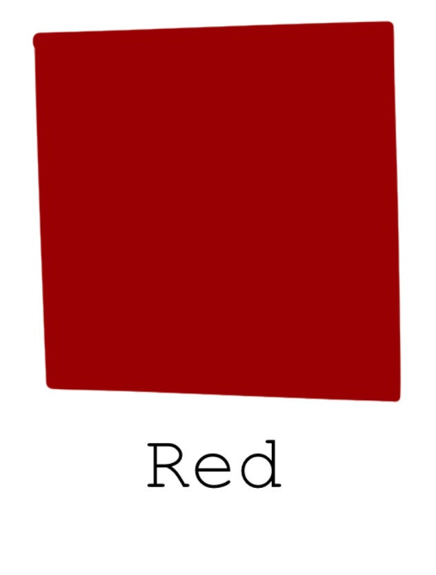 Flashcards Colors, Children’s Printable Minimalist - Etsy