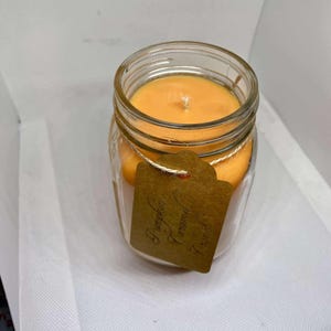 Bougie citrouille et caramel, Bougie décorative faite main automne automne, Bougie citrouille épicée, Décoration d&#39;intérieur automne parfumée au caramel, Cadeau bougie d&#39;automne