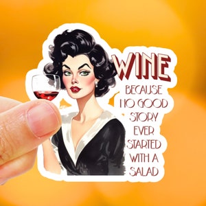Divertente adesivo per vino, regalo perfetto per gli amanti del vino