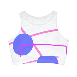 Geo Bikini Top V
