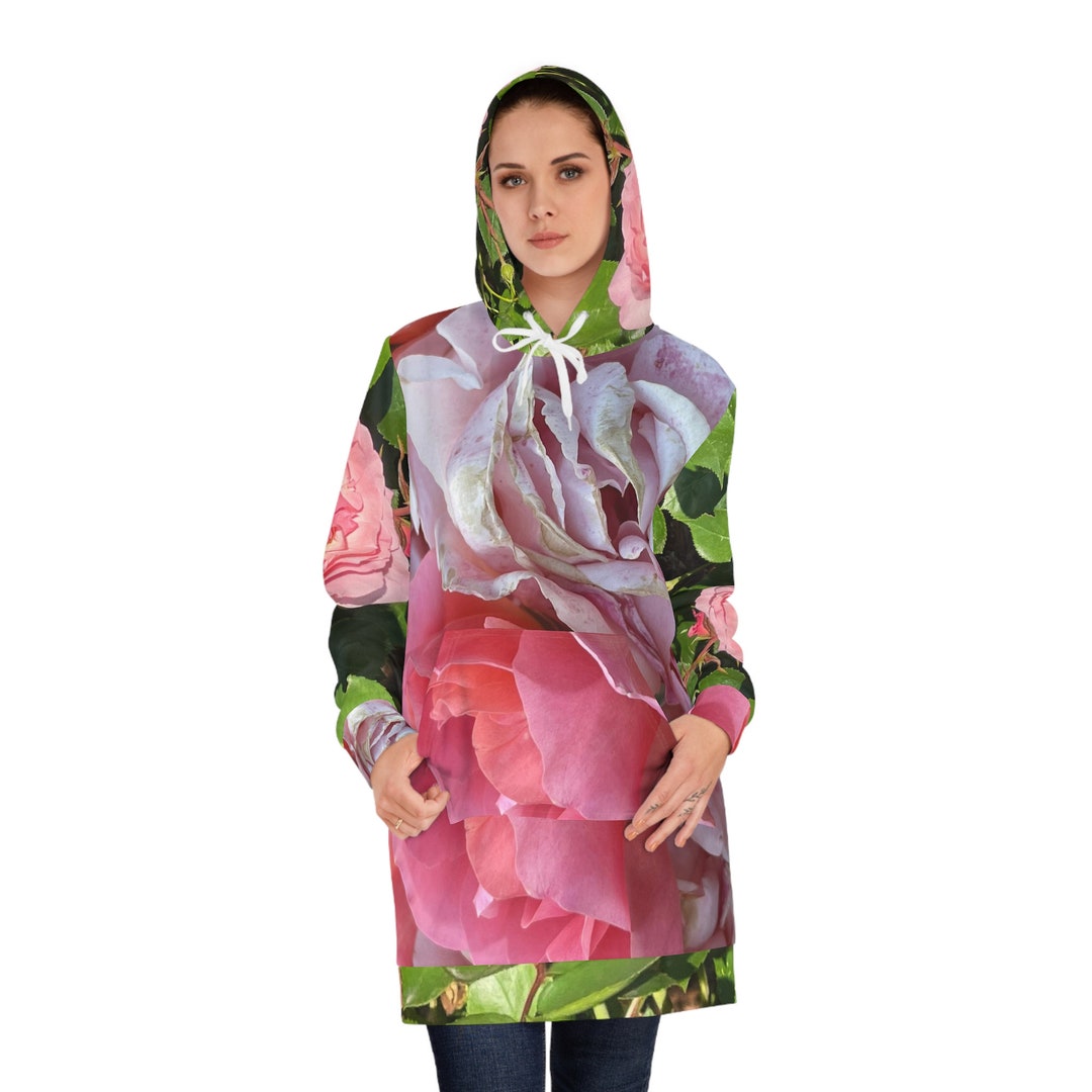 Loose Hoodie Long Sleeve Floral Fashion Regular Jacket