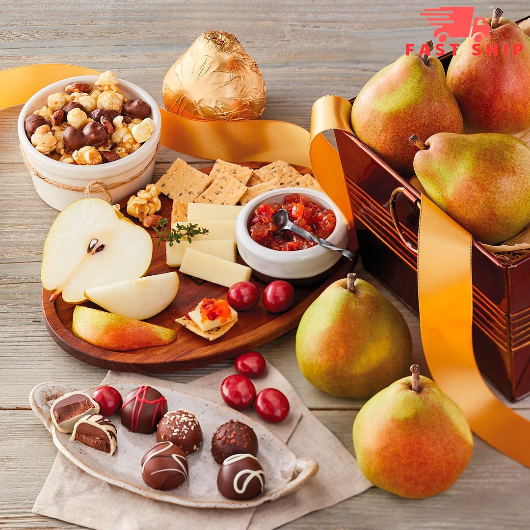 Fathers Day Pears and Cherries Fruit Gift Classic Favorites Etsy