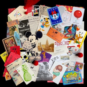 Disneyland Ephemera Kit: 44+ Vintage Inspired Pieces for Journaling