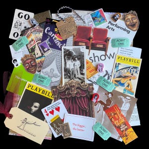 Broadway Ephemera Paper Pack: Vintage and Vintage-Inspired Theatre Scrapbook Kit