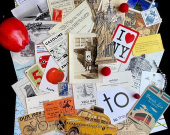 New York City Ephemera Paper Pack: Vintage Junk Journal Supplies