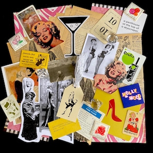 Marilyn Monroe Paper Pack • Vintage & Vintage-Like • Junk Journaling • Silver Screen • Ricky • Diamonds are a Girl's Best Friend • Hollywood