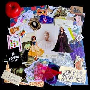 Snow White Ephemera Paper Pack • Junk Journaling • Vintage & Vintage-Like Items  • Card Making Kit • Mixed Media • Fairest One • Collage