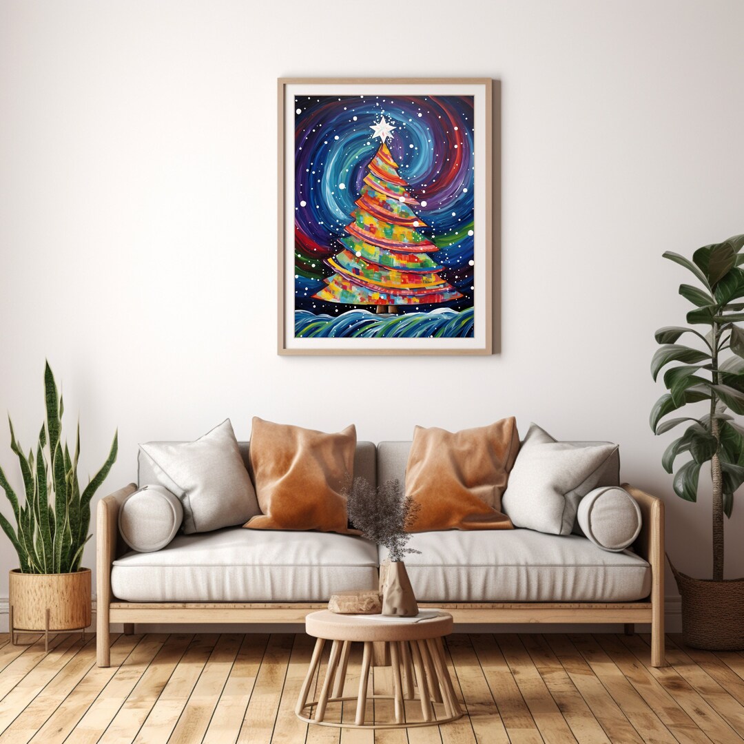 Printable Christmas Art Wall Digital Art Christmas Wall Art Holiday Decor Set of 3 Printable