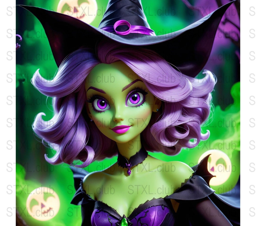 Witch Decor Wall Art Unique Halloween Prop With Witchy Vibe Etsy