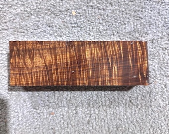 Ringed Gidgee Wood Handle Block