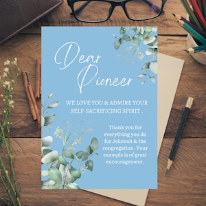 Tarjeta Pioneer imprimible JW