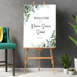 JW Welcome Pioneer Service School Sign