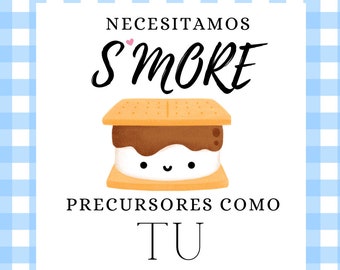 Pioneer S’more Gift Tag - Spanish