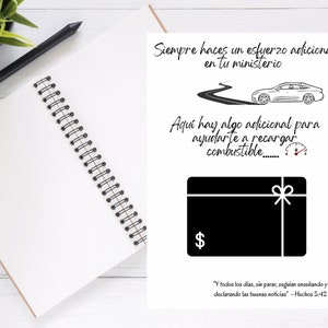 JW Pioneer Printable Gas Gift Card (spanish) - Etsy