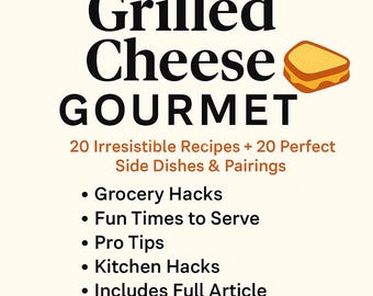 Libro electrónico de recetas gourmet de sándwiches de queso a la parrilla: 20 sándwiches y acompañamientos (descarga en PDF)