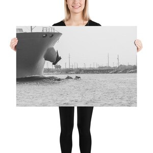 Poster "Delfini che giocano", arte, fotografia, arte murale, arredamento per la casa, nave, costiero, ufficio, occasione speciale, regalo