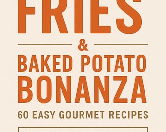 Gourmet Fries & Baked Potato Recipes: 60 Easy Dishes (Instant PDF Download)