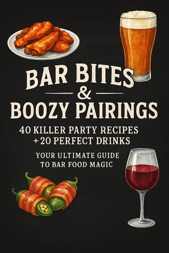 Bar Bites Boozy Pairings 40 Killer Party Recipes 20 Drink
