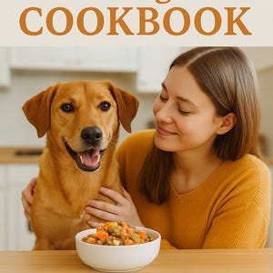 Fresh Dog Food Cookbook & Nutrition Guide  40 Budget-Friendly Recipes + Bonus Shopping Hacks  Digital Download PDF