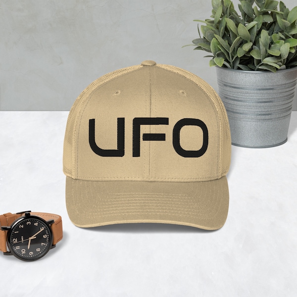 Trucker Cap :UFO" hat, golf hat, mesh hat, baseball cap