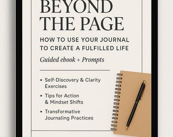 Self-Discovery Journaling eBook: Guided Prompts for Clarity & Growth (PDF Download)