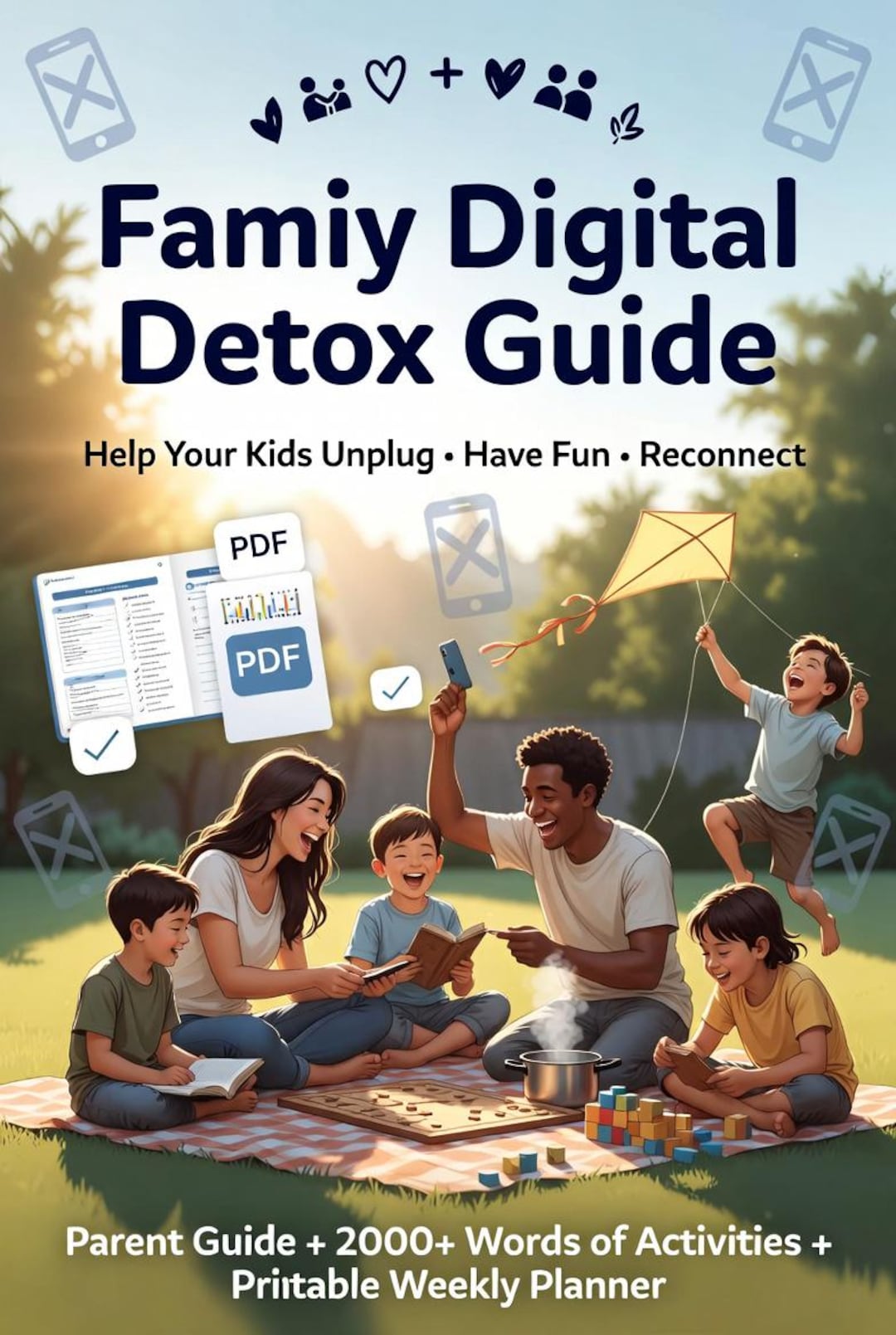 Family Digital Detox Guide | Printable Planner, Activity Ideas & Parent ...