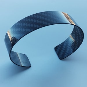 Carbon fiber bracelet men woman jewelry gift