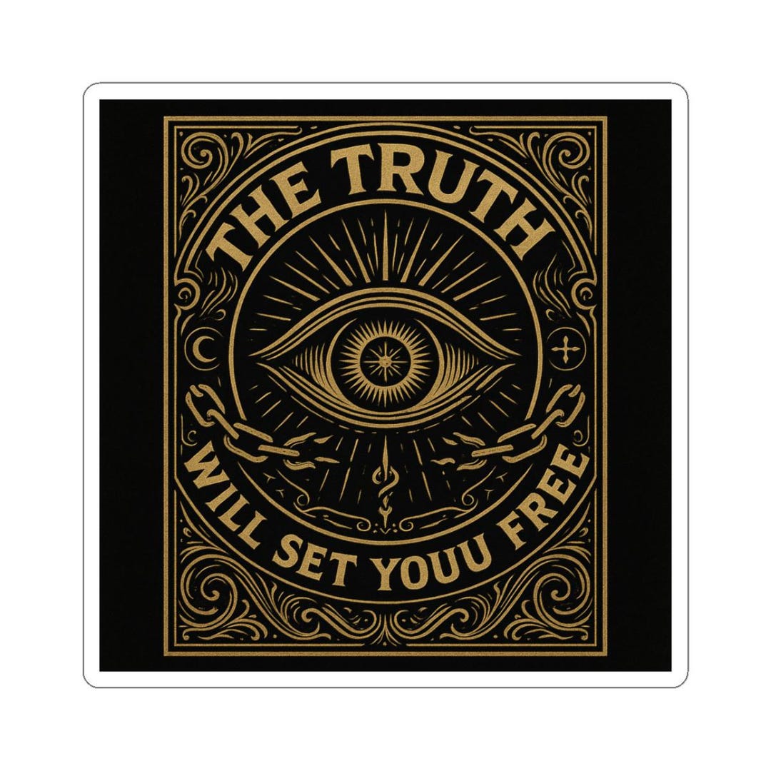 Truth Addict Sticker Truth Obey Kiss-cut Sticker Set: Edgy Inspirational Decals - Etsy