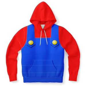Adult Super Mario Bros Mario Hoodie