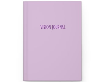 Lavender Dreams Matte Couverture rigide Vision journal A5 ligné, couleurs pastel douces