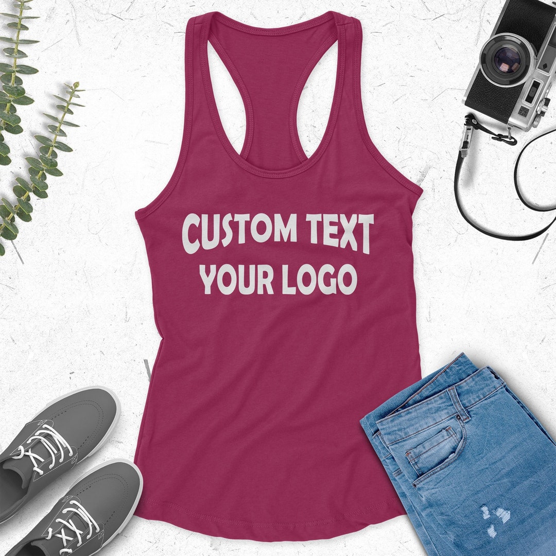 Logo Detail Stretch Tank Top