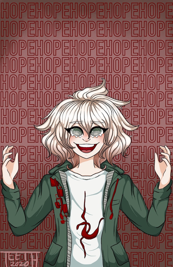 Danganronpa Nagito Komaeda, Hajime Hinata 11x17 Print