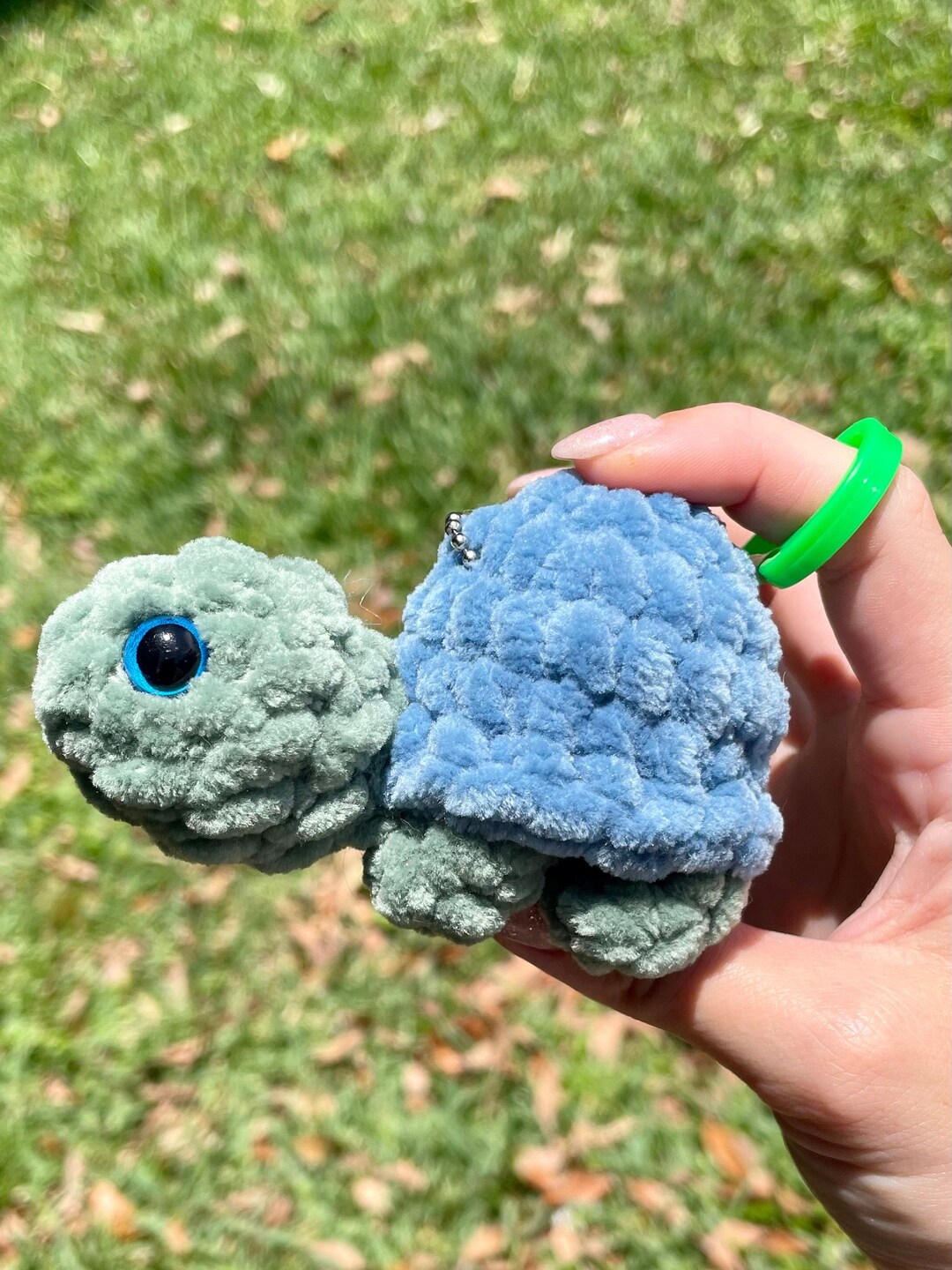 Baby Turtle - Keychain/bag Charm - Crochet Amigurumi - Etsy
