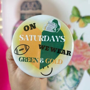 Customizable on Gamedays We Wear Button | Gameday Button | Gameday Pin