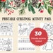 Christmas Activity Pack, Printable Christmas Activities and Coloring ...