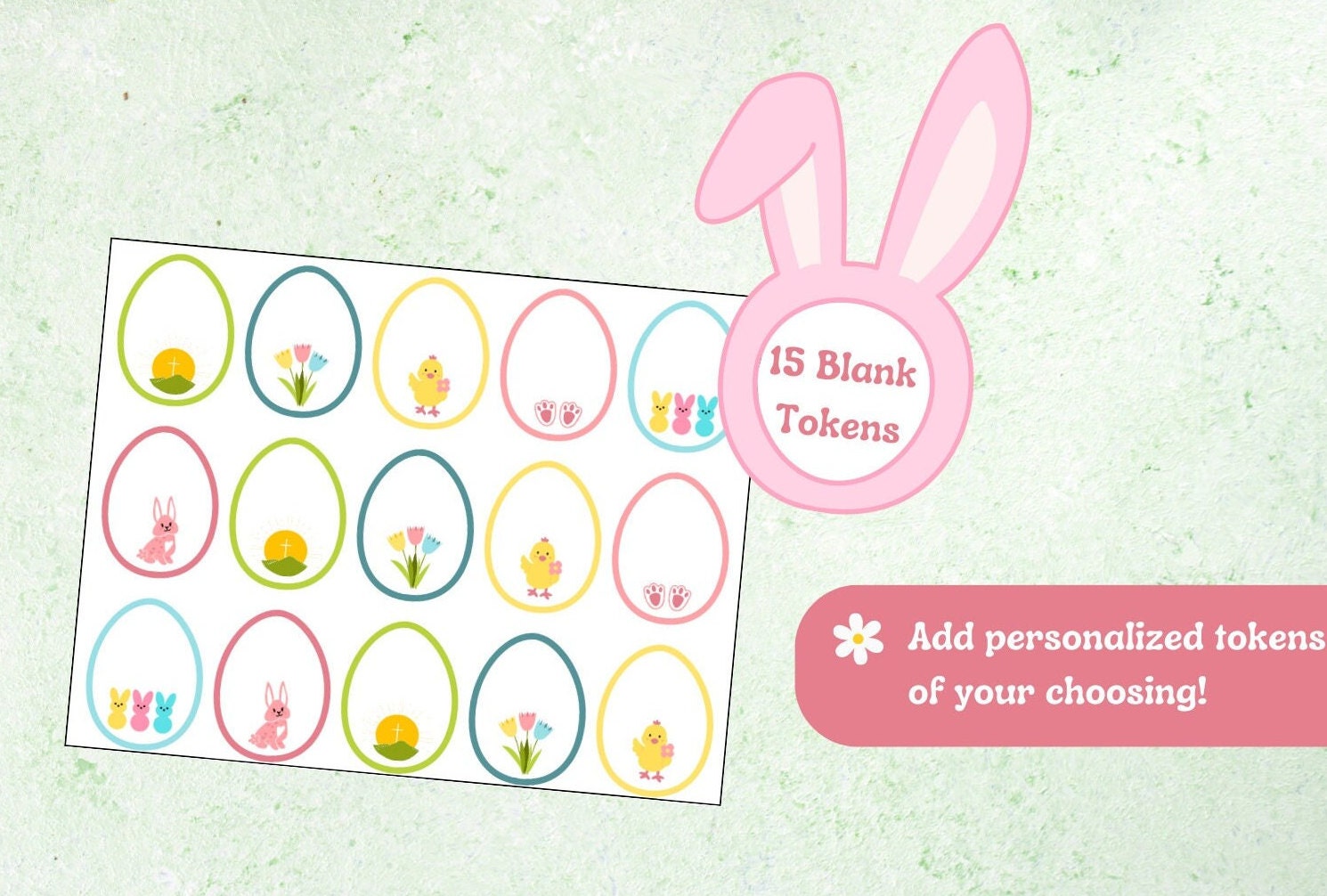 Printable Easter Egg Coupon Tokens Instant PDF Download Etsy Printable Easter Egg Coupon Tokens Instant PDF Download Etsy