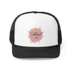 Adult(Ish), Cute, Sassy, Adulting, Cap, Hat, Flat Bill, Summer Hat, Unisex Trucker Caps