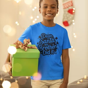 Kinder Weihnachten, Lieber Santa, Meine Schwester Tat Es, Lustige Feiertage, Geschwister Rivalität, PNG Download