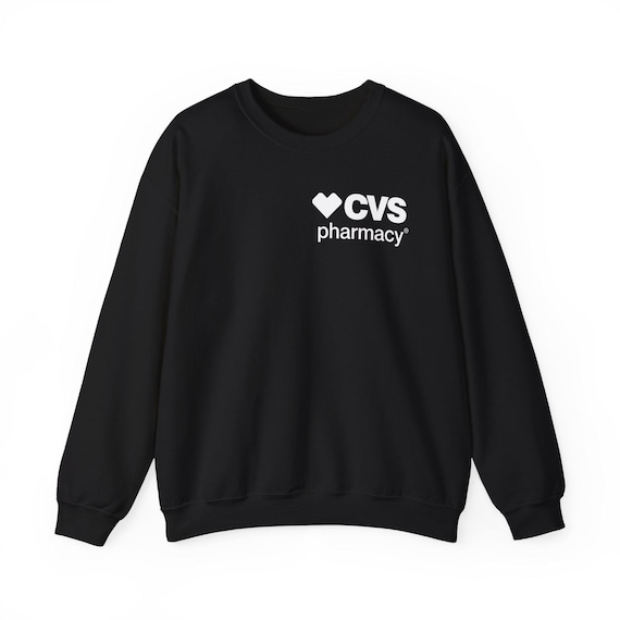 CVS Pharmacy Uniform Sweatshirt, Employee Gift Jumper, Medical Staff Sweatshirt, Work Uniform Clothing, Pharmacist Sweatshirt, Medical