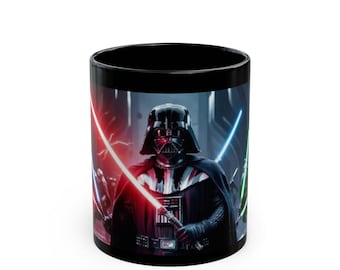 Star Wars Darth Vader Lightsaber Fight Scene, Sci-Fi Fans, Movie Buffs, Coffee Lovers, Holiday Present, May the Force Be With You