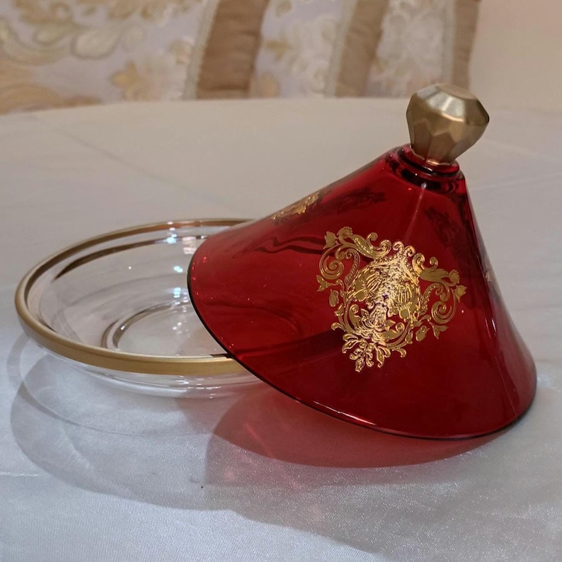 Handgjord marockansk tajine i färgat glas: Den bästa unika presentidén! bild 7