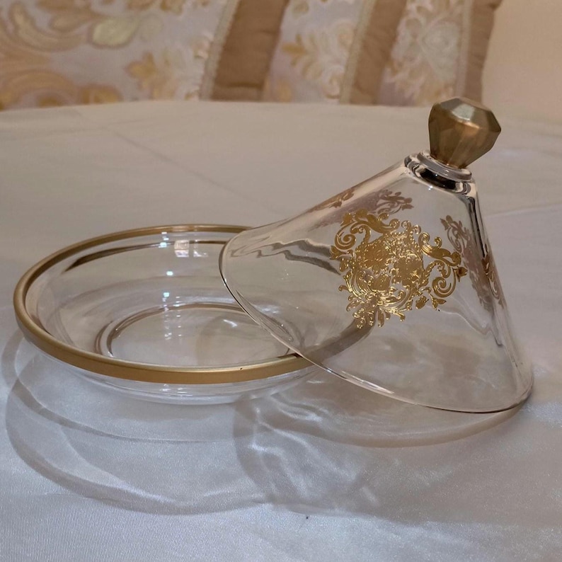 Handgjord marockansk tajine i färgat glas: Den bästa unika presentidén! bild 5