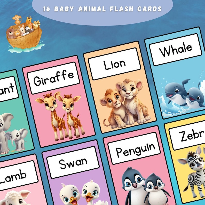 Animal Cards Printable