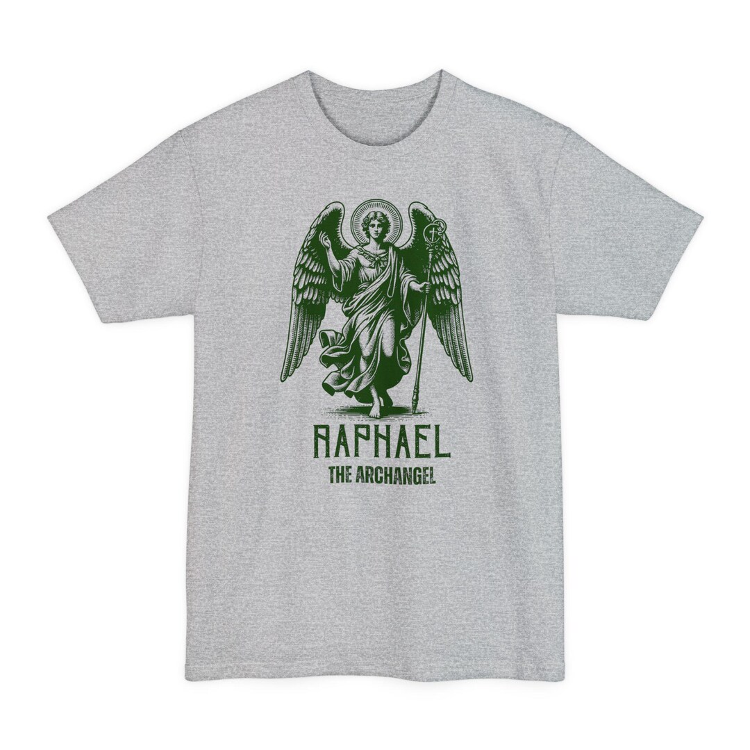 St. Raphael Archangel Men's T-shirt TALL - Etsy
