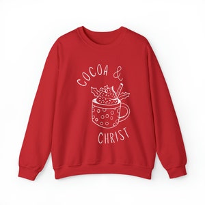 Cocoa and Christ Women's Crewneck Sweatshirt