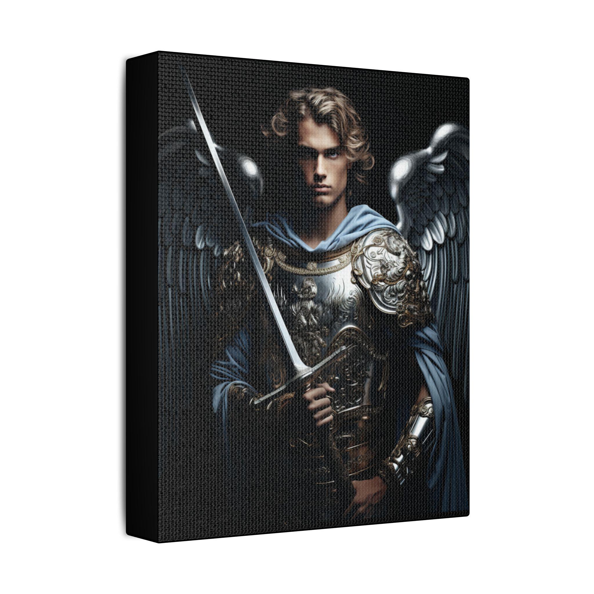 Saint Michael the Archangel Canvas - Etsy UK