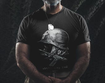 Blessed Are The Peacemakers Shirt: Christian Patriotic Men's Tee
