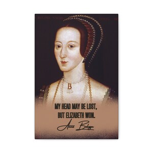 Anne Boleyn- The Autograph- Canvas